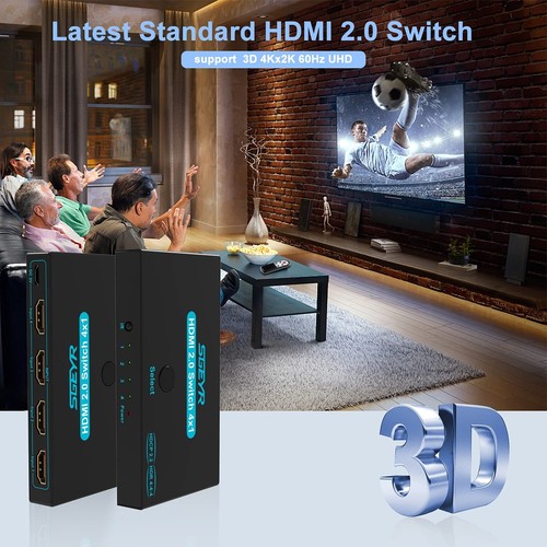 HDMI KVM Switch 4K - 4 Port USB und DisplayPort Switch 4 in 1 Out - Für Windo... - 第 4/7 張圖片