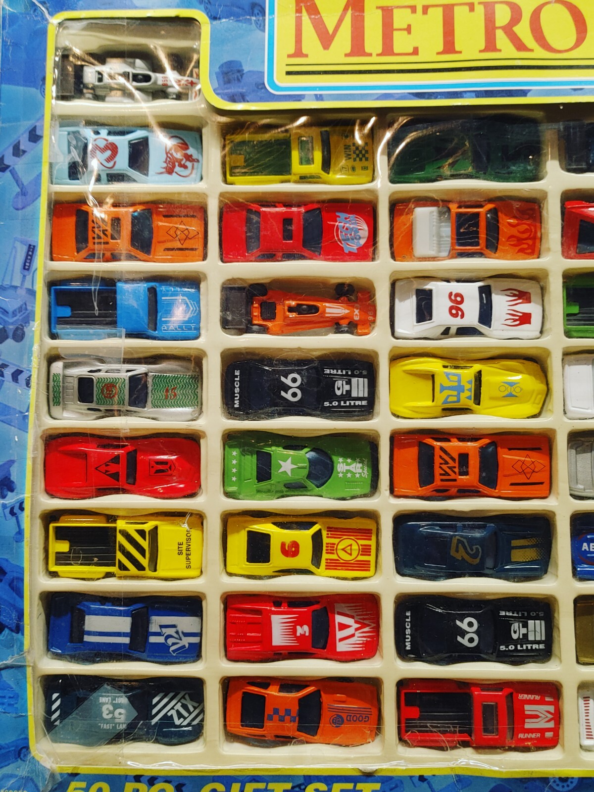 Metro Max 50 Piece Die Cast Car Gift Set Vintage 1996 New eBay