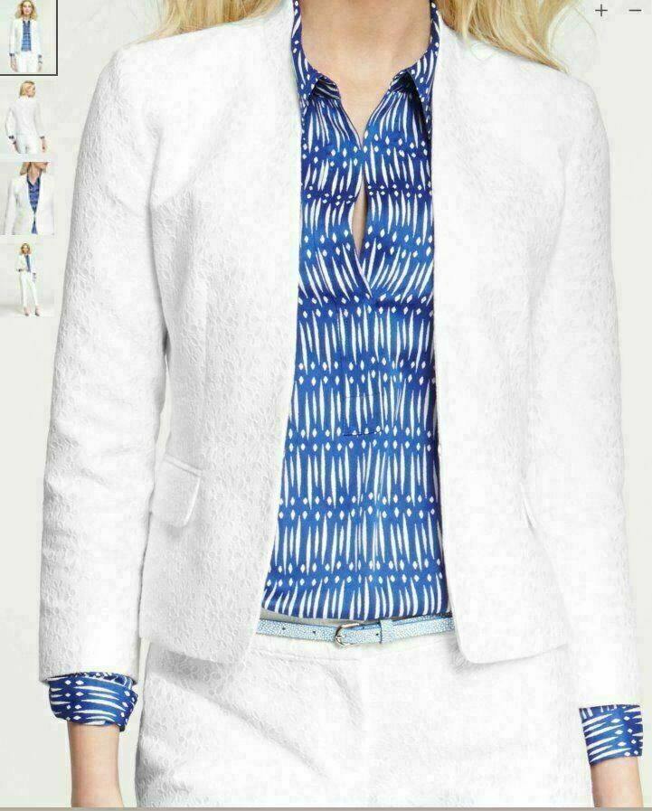 美品！ANN TAYLOR 白ジャケット 6号　汚れ一部あり Stylish Rainproof Jackets | Ann Taylor