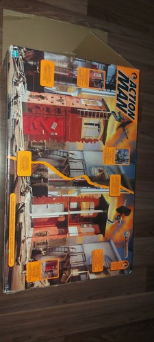 Vintage Action Man Hasbro Mission HQ Headquarters Playset 1999 Boxed