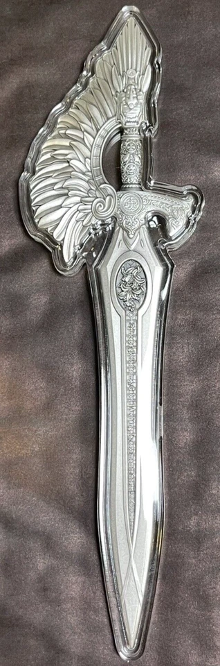 2024 2.5 Oz 999 Silver "The Sword of St. Gabriel" Only 15,000 Minted in Hand!! - Image 2 of 4