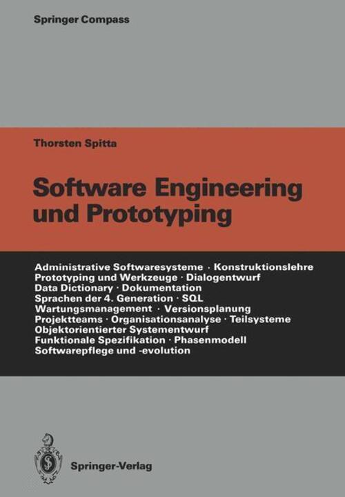 Thumbnail - Software Engineering Und Prototyping Thorsten Spitta Taschenbuch