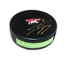 Brandon Gormley Phoenix Coyotes Autographed Hockey Puck  A3927