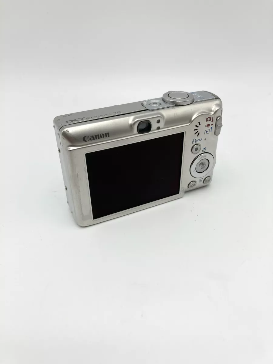 Canon IXY200 Compact Digital Camera Optical 8X Zoom Silver Tested Working