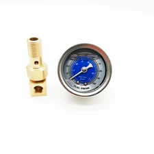 Liquid Filled Meter Fuel Pressure Gauge 1/8 NPT 100PSI For VMS Honda Acura Civic