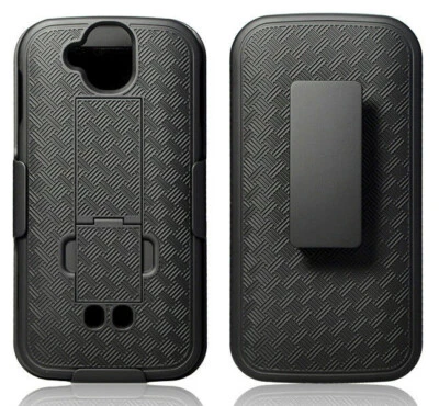 GENERIC Kyocera DuraForce PRO Case and Belt Clip Holster Weave Pattern Case