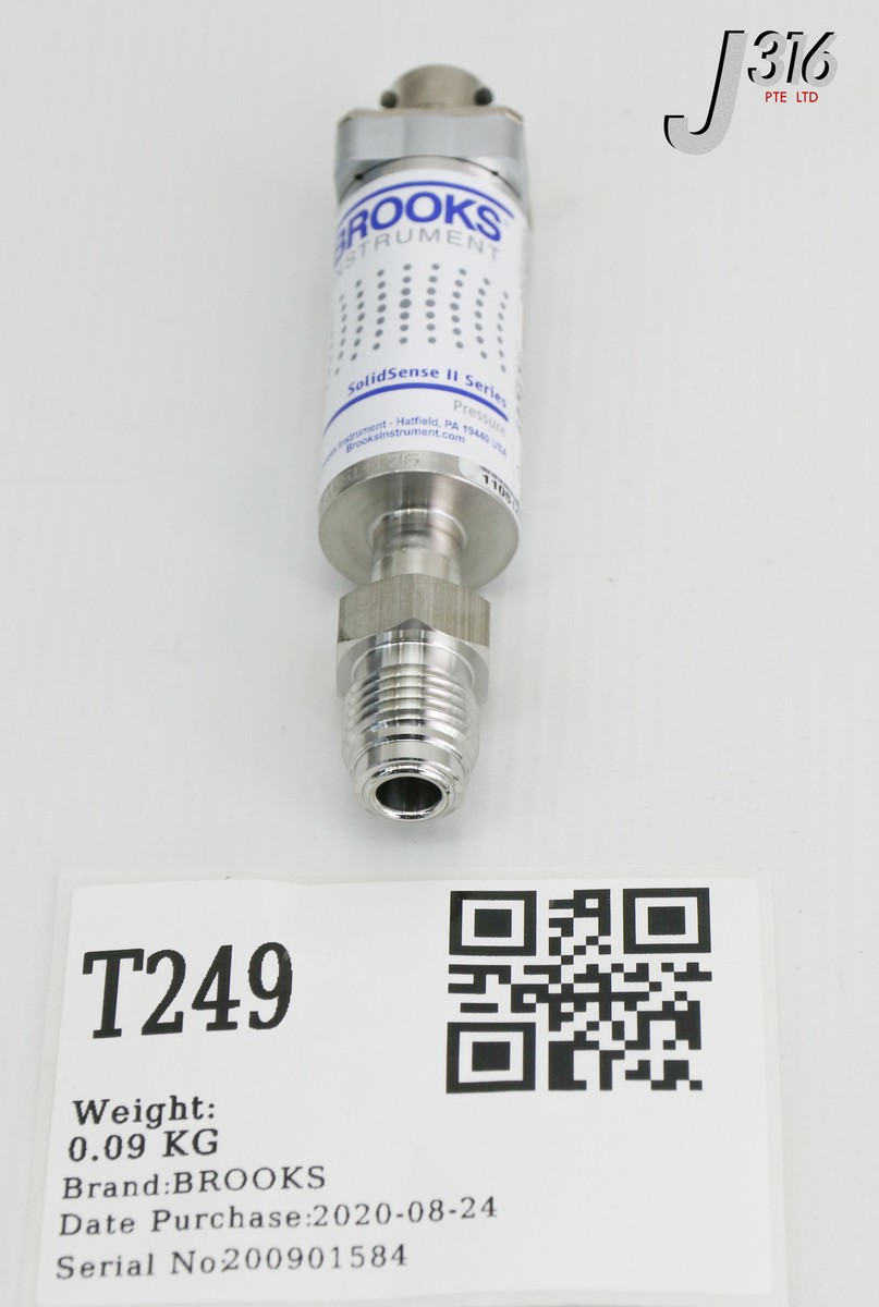 T249 BROOKS SOLIDSENSE II SERIES PRESSURE TRANSDUCER, 3000 PSIA