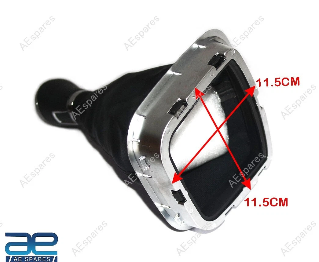 6 Speed Gear Shift Knob With Gaiter Boot For VW Polo view 3