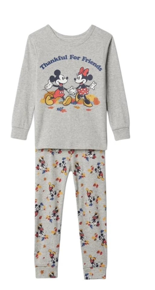 NWT Gap Organic Cotton Disney Mickey Mouse Gap Logo Graphic Pajama set size 4 - Image 2 of 4