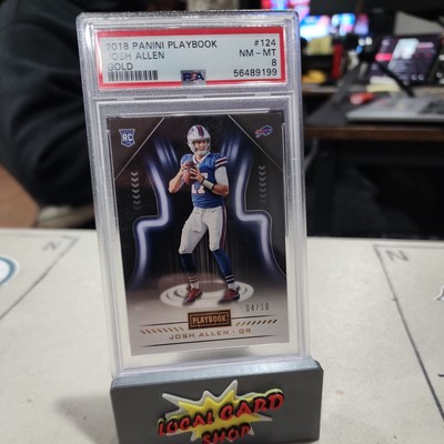 2018 Playbook Josh Allen Gold /10 PSA 8 | eBay