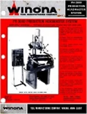 Winona Van Norman Model PH3000 Seat & Guide Machine Flier