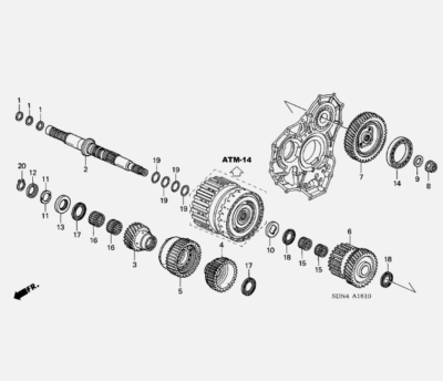 【No.7】 91005-PL0-008 (Ntn) (6207) Ball Sealed Bearing, Honda Genuine - ウェア