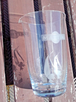 JAMES BOND 007 WODKA MARTINI MIX GLAS VERMOUTH SCHNAPS VINTAGE WERBUNG GEMARKT