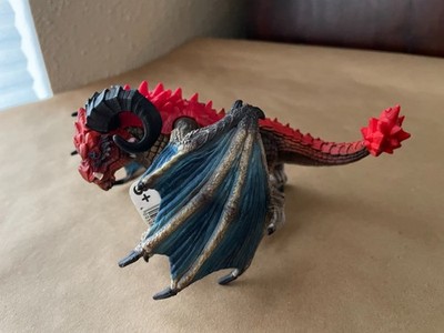 Schleich Eldrador Dragon Battering Ram Figurine 7'' Movable Wings Retired Tag