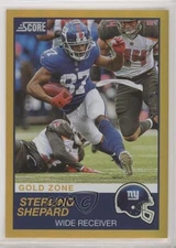 2019 Score Gold Zone /50 Sterling Shepard #176