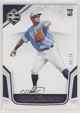 2020 Panini Chronicles Limited Purple 3/25 Yoshi Tsutsugo Yoshitomo #6 0a3