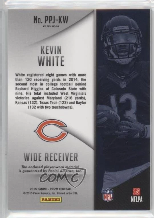 2015 Panini Prizm Premier Jerseys Kevin White #PPJ-KW Rookie RC - Image 2 of 2