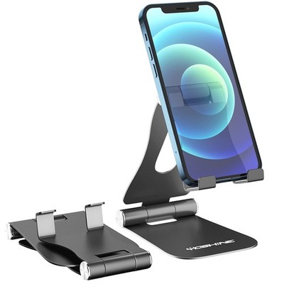 Cell Phone Stand, Upgraded Phone Stand for Desk, Adjustable Tablet Stand, Fol...