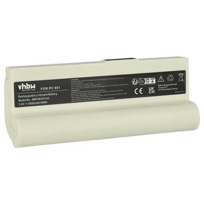 Akku für Asus Eee PC 1000H Go 904hd 901 Go 904 901 6600mAh 7,4V