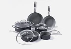 BLACK - GreenPan Lima Coll 10 Piece - Healthy  Ceramic Nonstick Cookware Set NEW