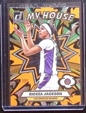 2025 Donruss WNBA #13 Rickea Jackson My House Orange Laser #/399