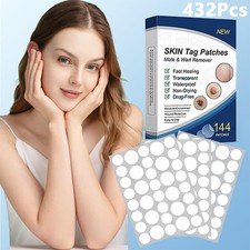 432PC Skin Tag Remover Patches Quick Effective Mole Wart Removal Pad Sticker Hot