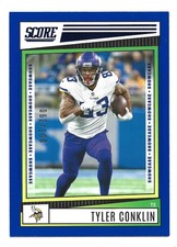 /100 Showcase 2022 Score Tyler Conklin #105 Minnesota Vikings Football Card NFL