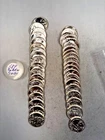 1958P WASHINGTON QUARTER 90% SILVER CH. BU BRILL. UNC. 40 COIN ROLL TYPE B REV.