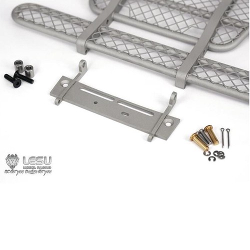 LESU Metal Front Bumper Parts for Tamiya 1/14 R620 R470 RC Tractors Truck Model - Picture 5 of 5