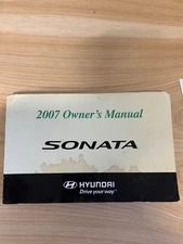 2007 Hyundai Sonata Factory Original Owners Manual