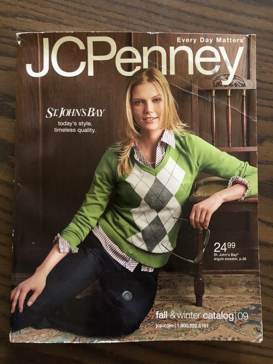 JC Penney Catalog Fall Winter 2009 Last Catalog Mens Womens Fashion Decor  Penny