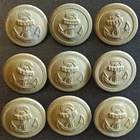 ORIGINAL WW2 German 21mm Coastal artillery Kriegsmarine BUTTONS set 9 pieces