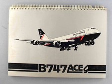 BRITISH AIRWAYS BOEING 747 CABIN CREW AIRLINE GALLEY MANUAL 1986