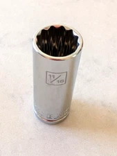 Kobalt 3/8" Drive 12-Point SAE Deep Sockets (Red Band) - Pick Your Size