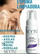 espuma limpiadora facial,hidratacion profunda. blanquea suavisa hypoallergenico