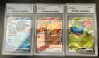 2023 Pokemon Japanese Charizard Blastoise Venusaur Set TCC Graded Gem Mint 10