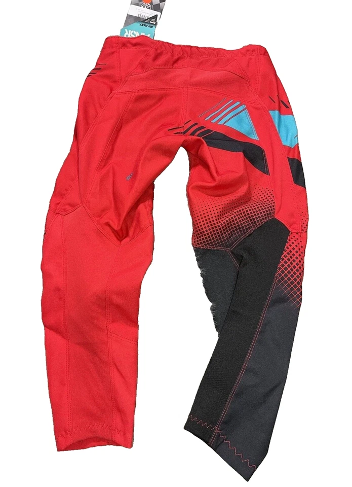 NWT ANSR Answer Racing A17 Sycron MX Pants 471747 Youth 26 Red / Teal Offroad - Image 3 of 4