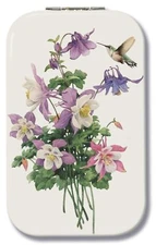 Lissom Design Compact Mirrors - Double-Sided 2X-Magnifying Travel Mirror for ...