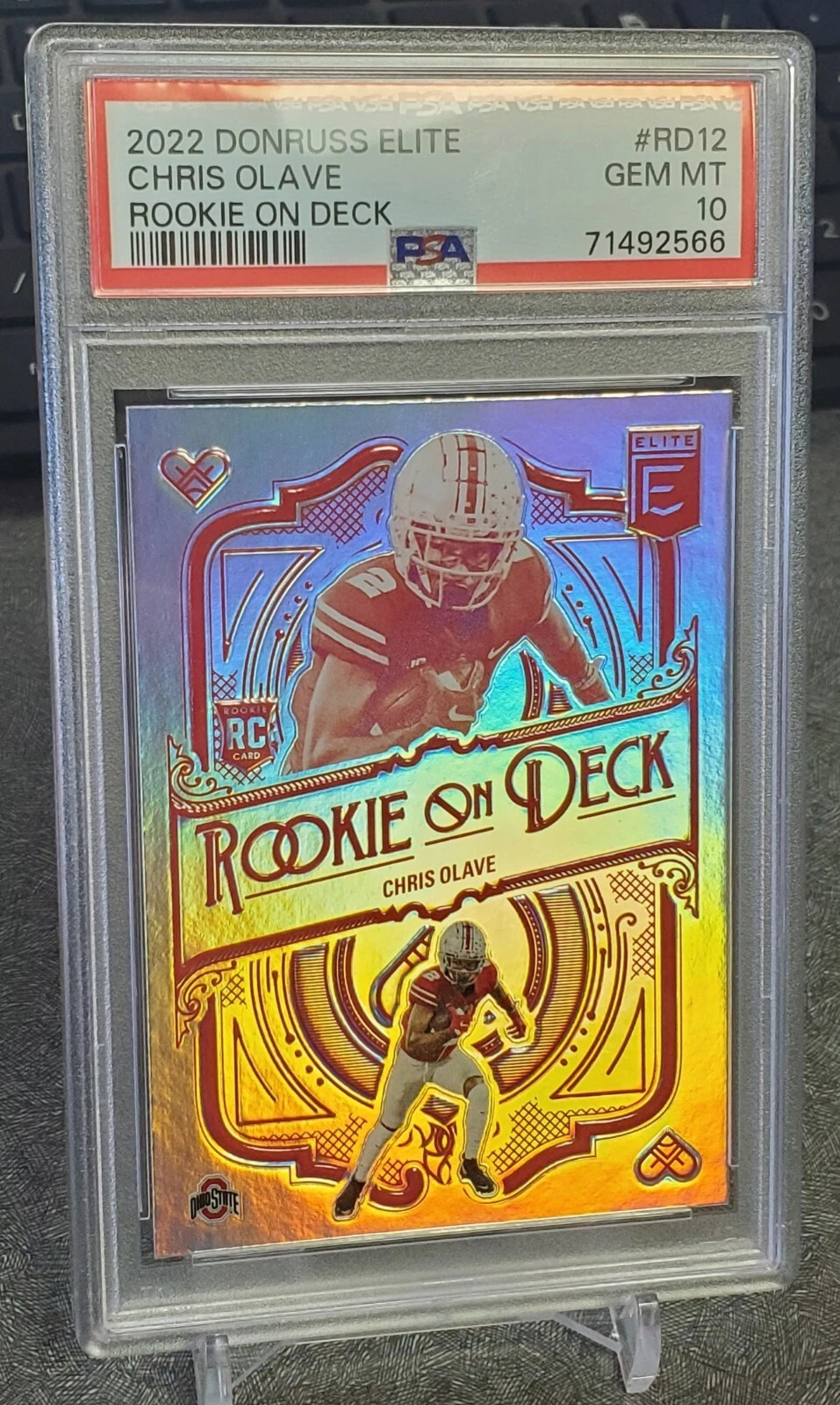 Chris Olave Panini Donruss Elite Rookie on Deck #RD12 Base