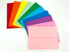 A2 Envelopes Straight Flap Astrobrights Bundle Various Colors up to 30% Recycled