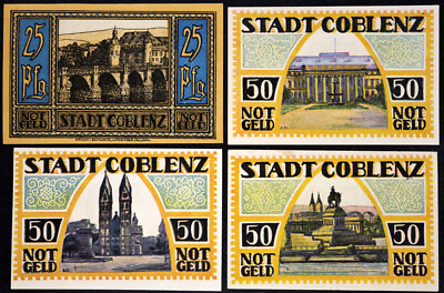 #ad COBLENZ 1921 quot;Architectural Seriesquot; Complete Series German Notgeld Koblenz $8.76