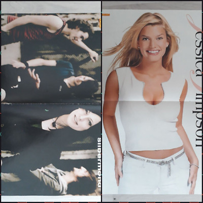 Silbermond Jessica Simpson Poster Sammlung Konvolut Gr. M