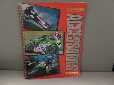 miページ Kawasaki Factory Accessories 1993 Dealer Catalog K99993-ACC | eBay