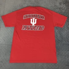 Indiana Hoosiers Fanatic Shirt TriLake Sportswear Vintage Short Sleeve Men Large