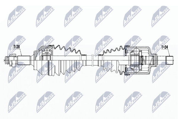 Antriebswelle NTY NPW-PE-027 FüR Peugeot 508 SW 1 Hdi 180 RXH Hybrid4 AWC-image