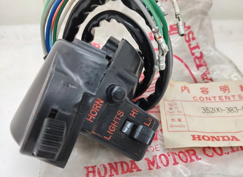 Honda Cb125 Cb125J/S Cb200t Gl100.LH Handle Switch  35200-383-880.Genuine Japan - Image 2 of 4