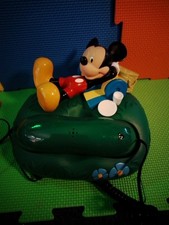 Micky Mouse Working Telephone Very Rare 1980s Walt Disney Vintage Retro Phone