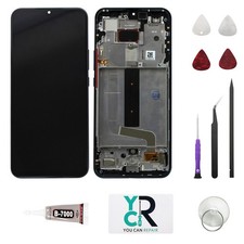 Écran reconditionné + châssis Gris Xiaomi Mi 10 Lite + Kit outils