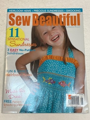 Sew Beautiful with Martha Pullen Magazine Jul Aug 2012 Sundresses Heirloom Hems