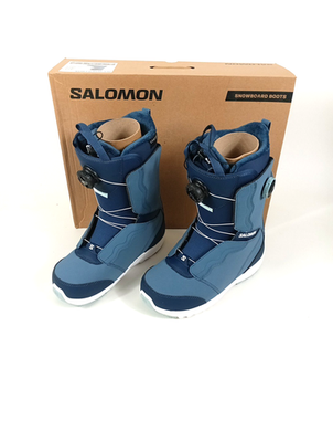 Salomon Ivy SJ BOA Snowboard Boots Mens Size 8 Blue Womens Size 9